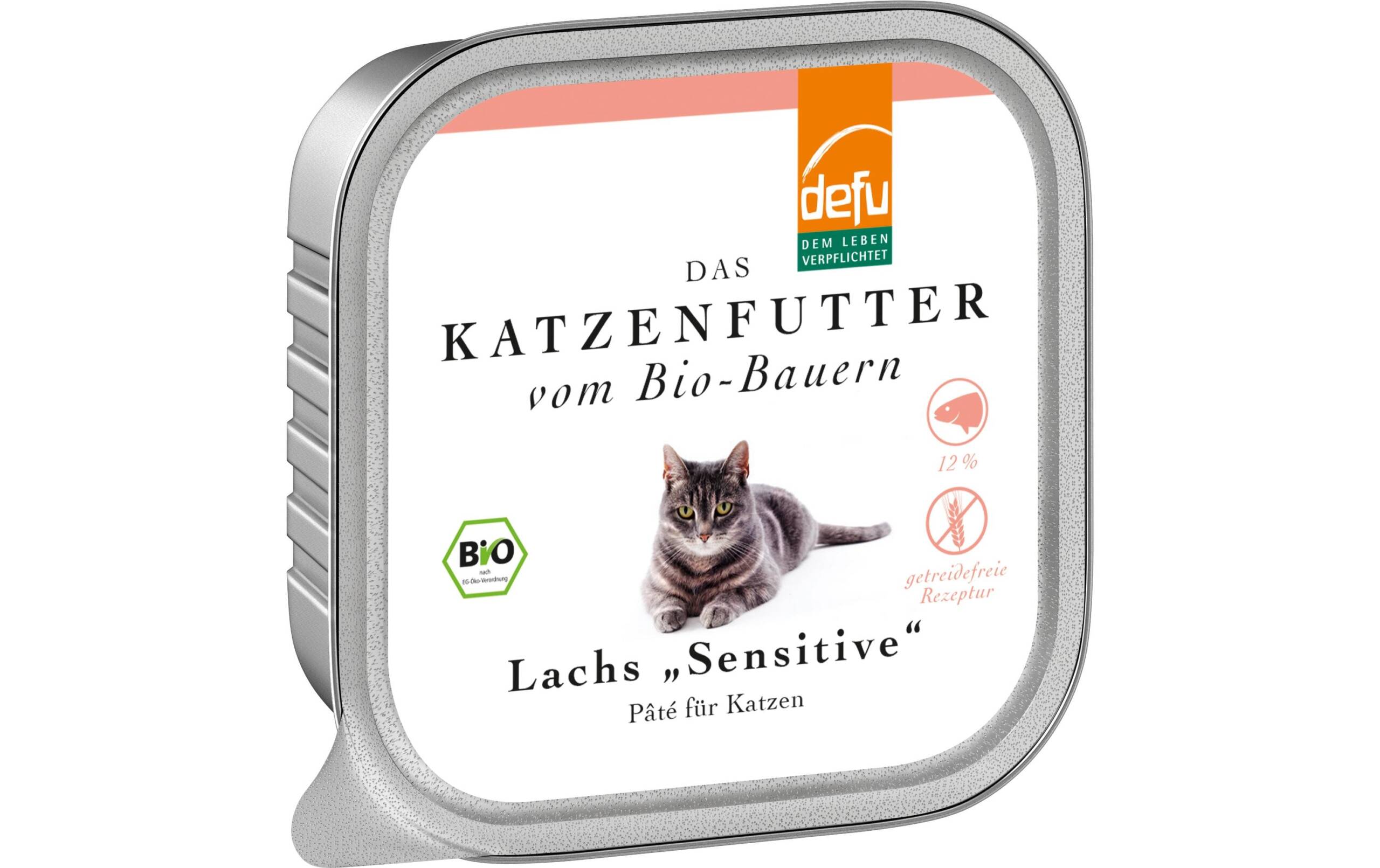 Defu Cat NF Bio Lachs Pâté Sensitive, 100g – Bild 2
