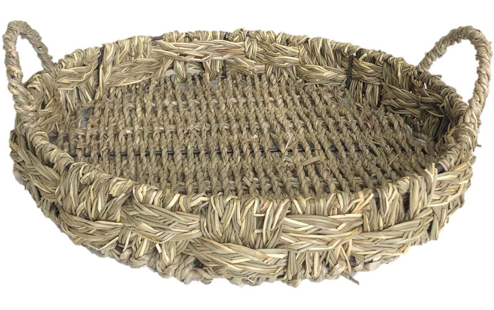 Dameco Korb aus Seegrass Geflecht D31cm H11cm