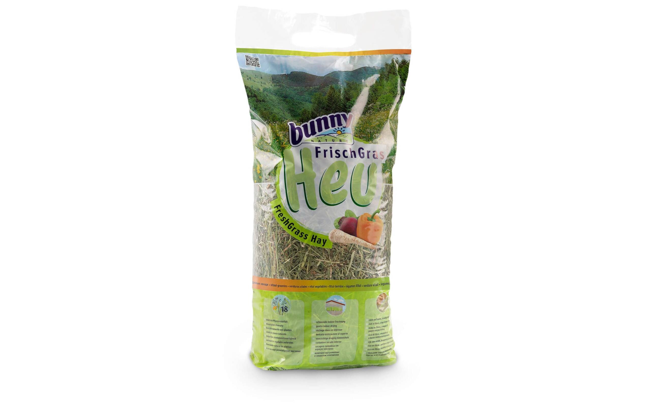 Bunny Frischgras Vital Gemüse Heu, 500g