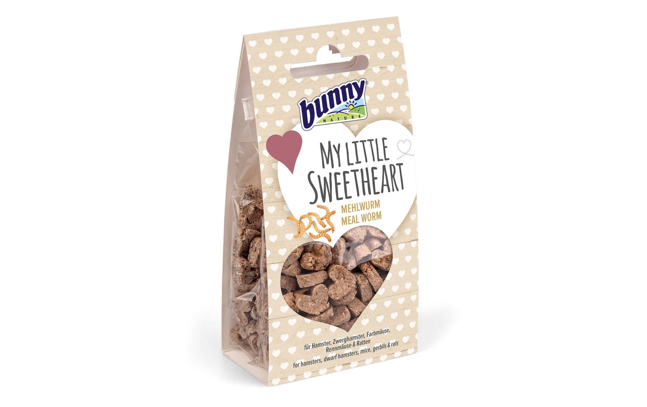 Bunny Little Sweetheart Snack Mehlwurm, 30g