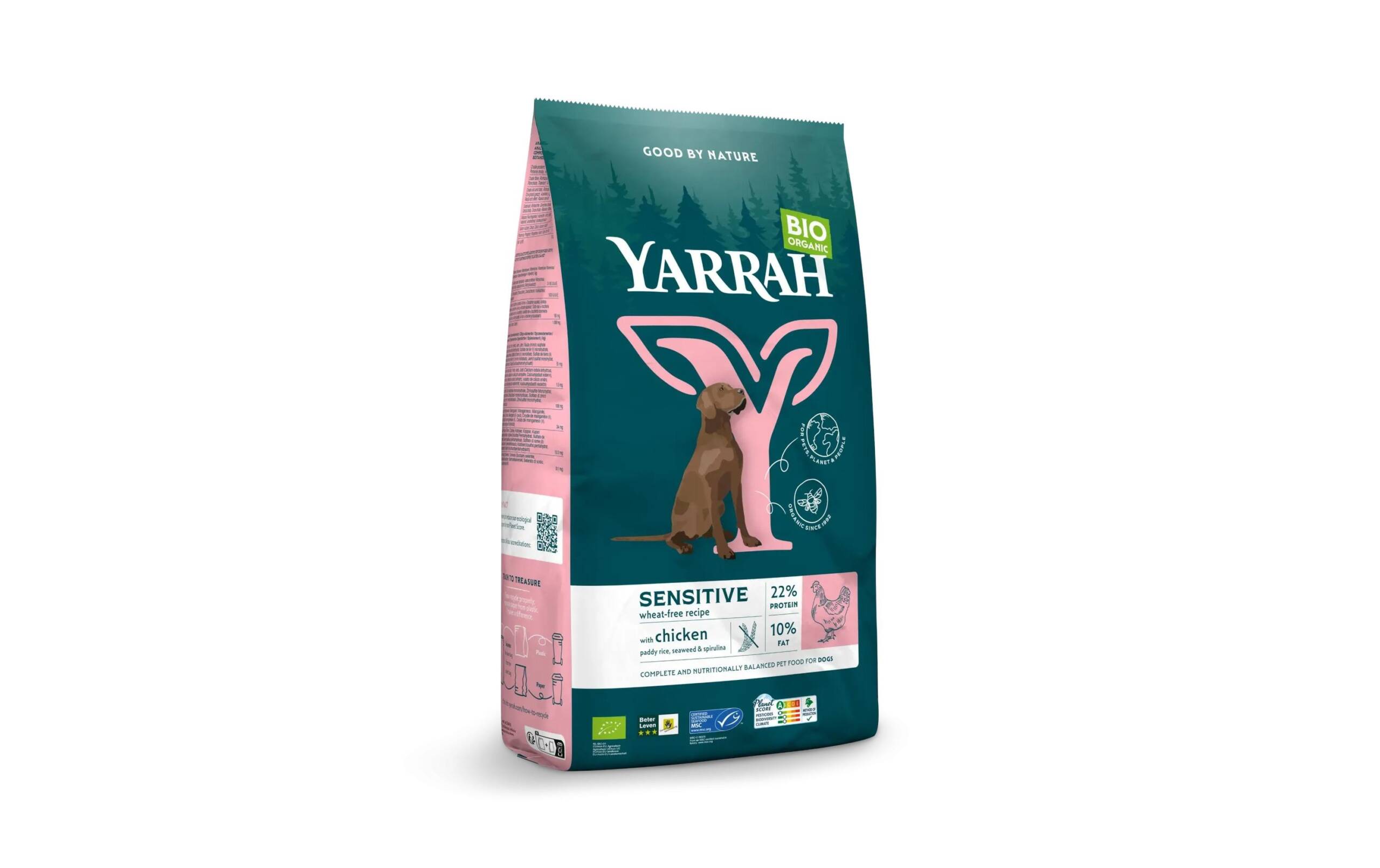 Yarrah Dog TF Bio Huhn Sens. Adult, 2kg – Bild 3