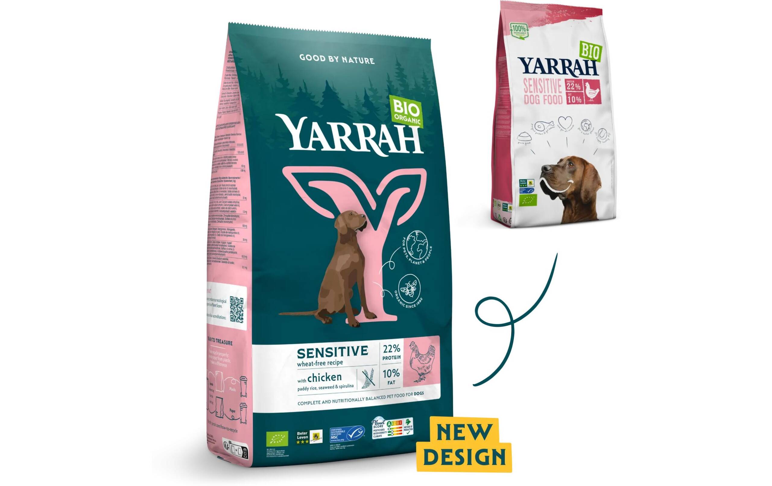 Yarrah Dog TF Bio Huhn Sens. Adult, 10kg