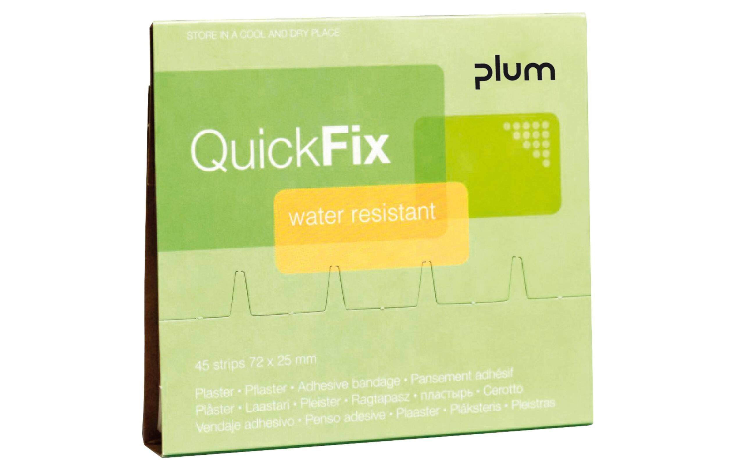 PLUM QuickFix Water Resistant Pflaster Refill 45 Stück