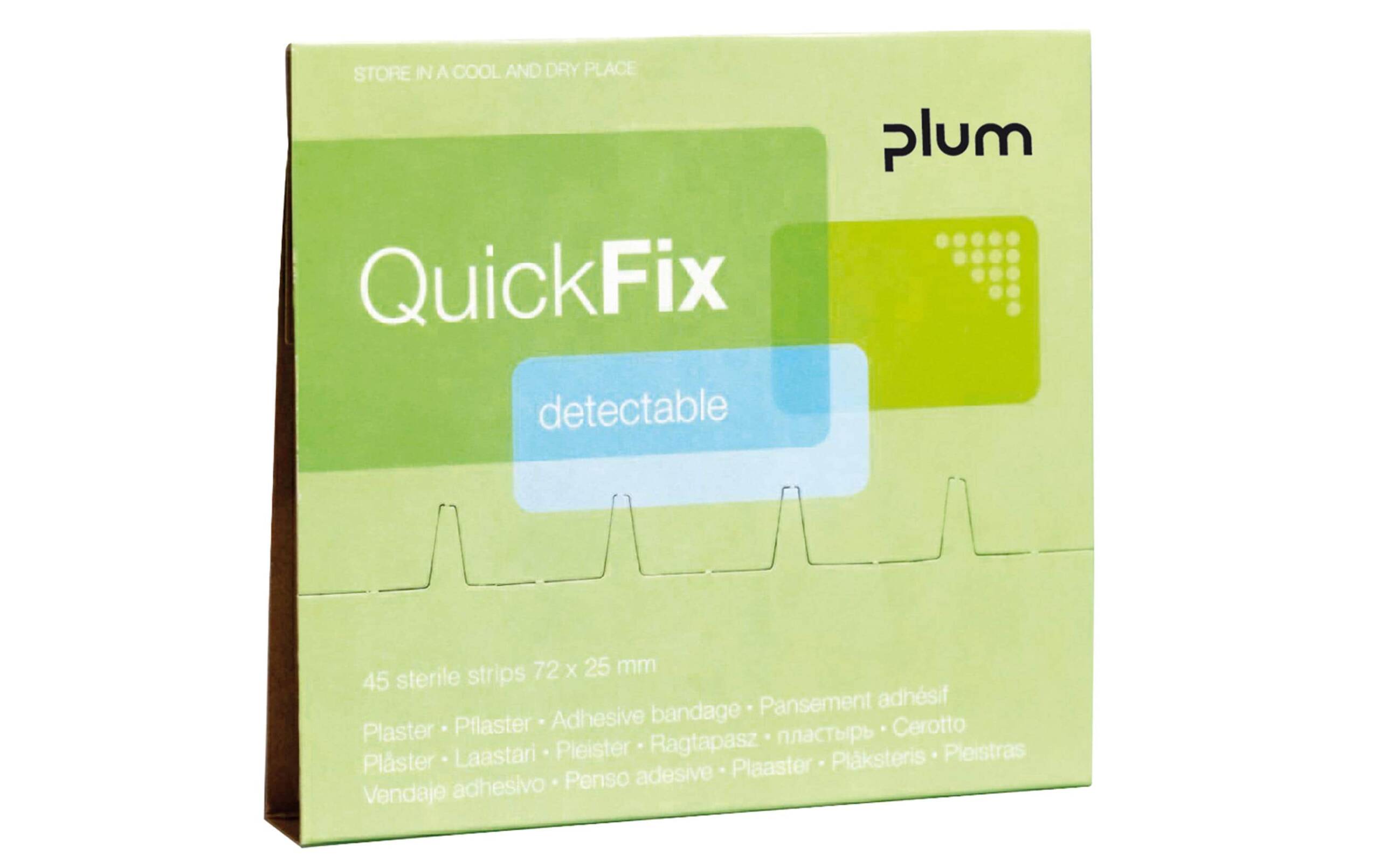 PLUM QuickFix Detectable Pflaster Refill 45 Stück