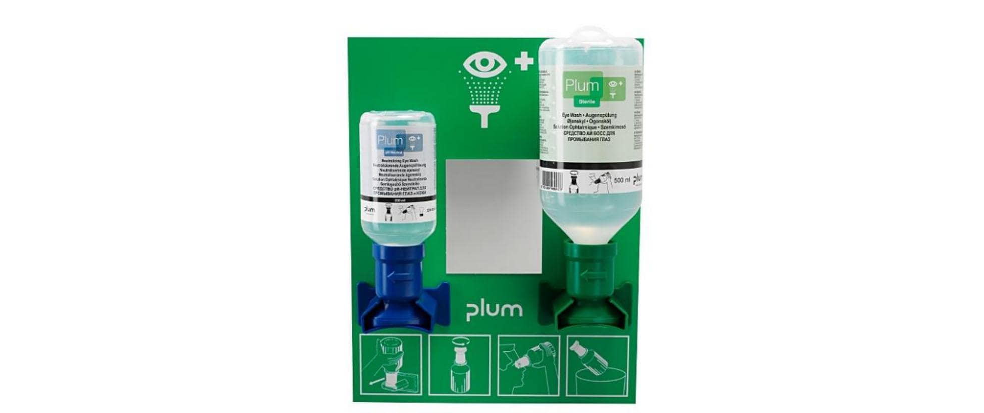 PLUM Augen-Notfallstation pH Neutral 500 ml NaCl