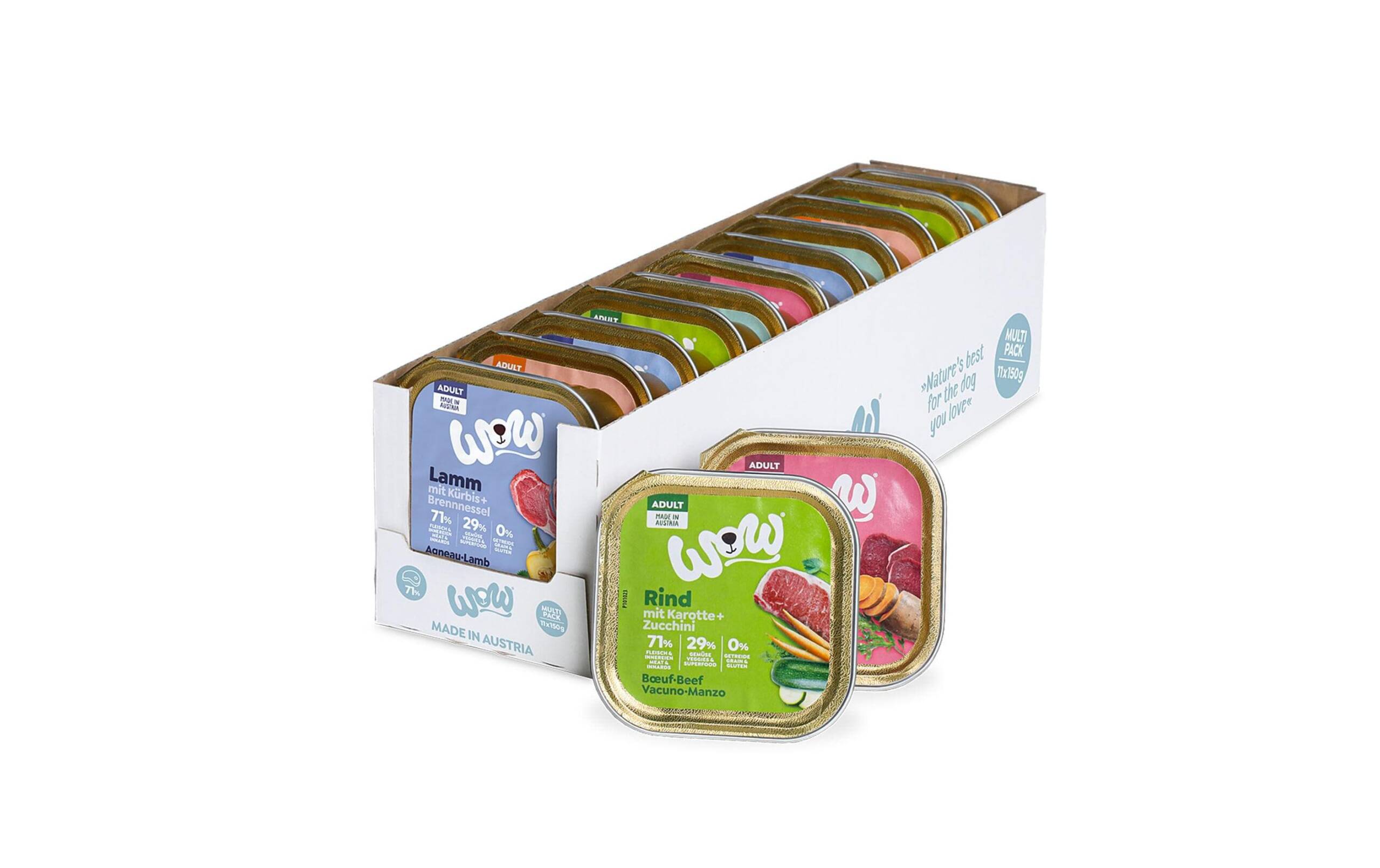 WOW Multipack Adult Schalen 11x150g – Bild 2