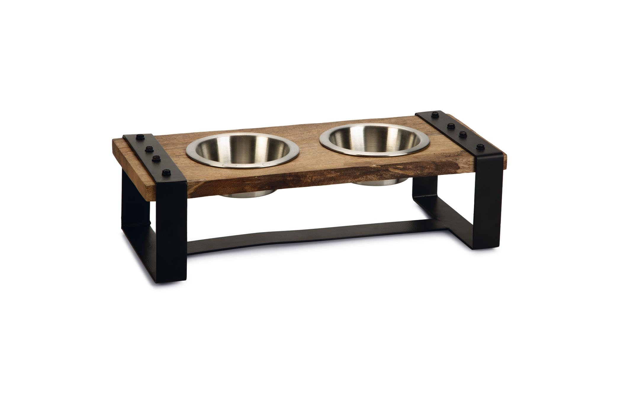 Designed by Lotte Holz Hundenapf Set Karinto 2x350ml Braun