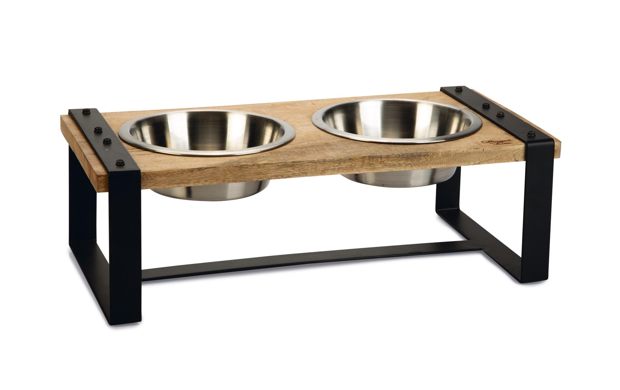 Designed by Lotte Holz Hundenapf Set Karinto 2x1300ml Braun