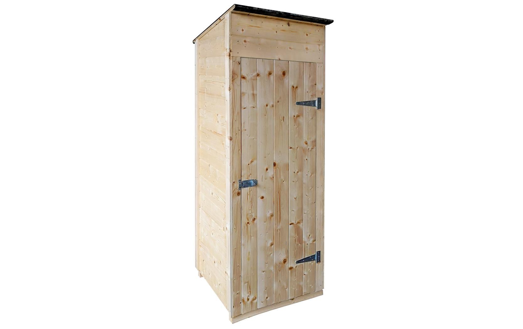 Gartenschrank Malaga Breite 84cm, Tiefe 74cm x H 215cm