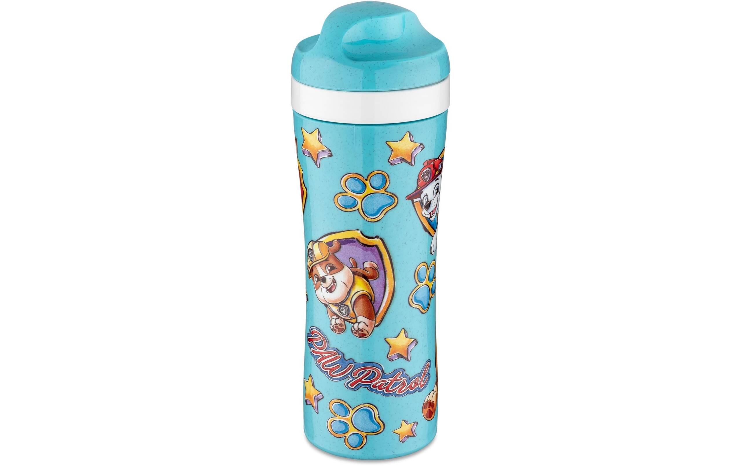 Koziol Trinkflasche 425ml OASE blau 7.4cm x 21.7cm, Paw Patrol, Organic