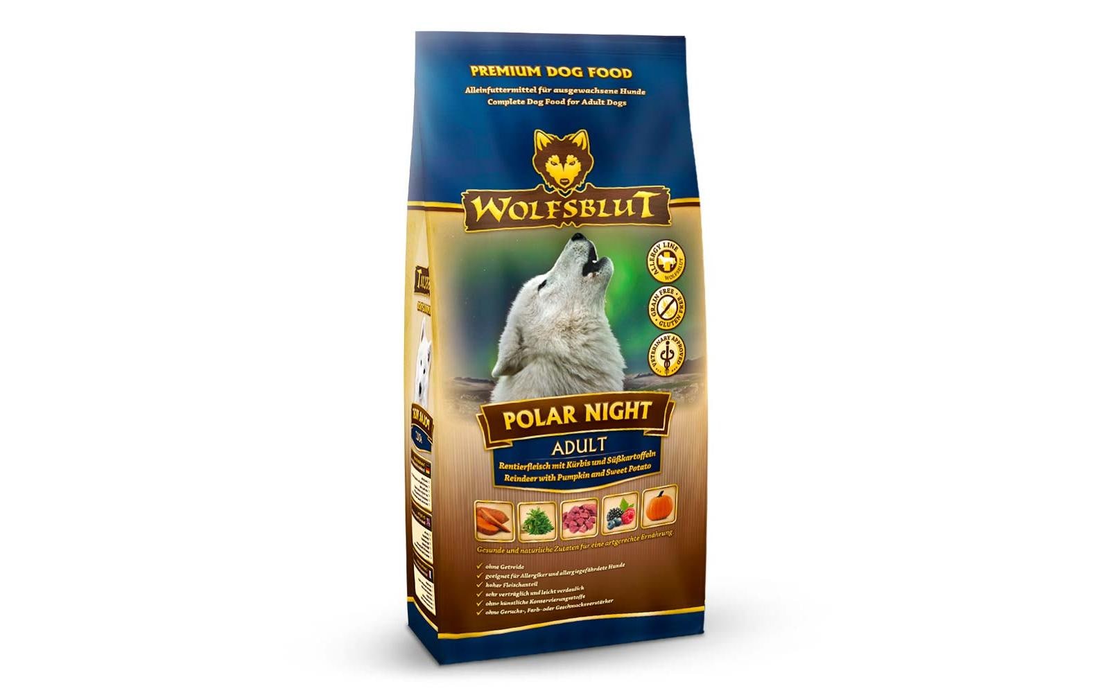 Wolfsblut Dog Polar Night Adult Rentier Kürbis 12kg