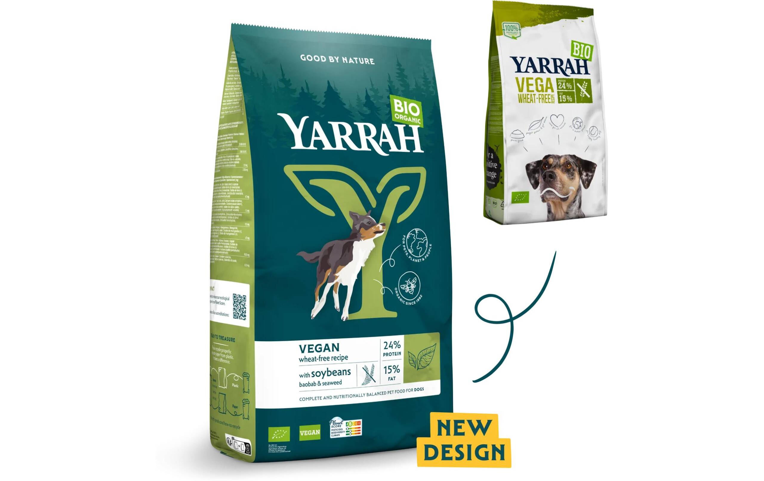 Yarrah Dog TF Bio Vega getreidefrei Adult, 10 kg