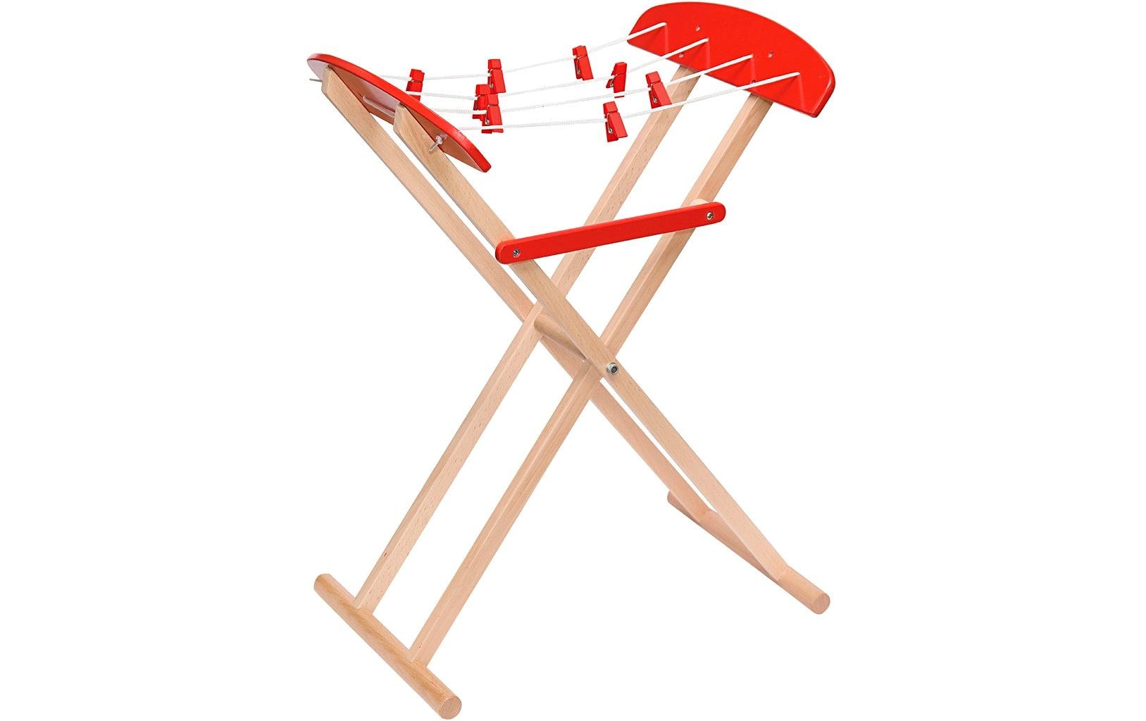 Spielwäscheständer aus Holz