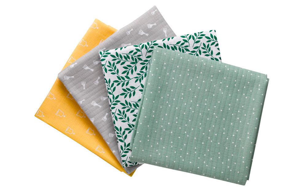 Sophie la Girafe Mulltuch-Set 4 Stück