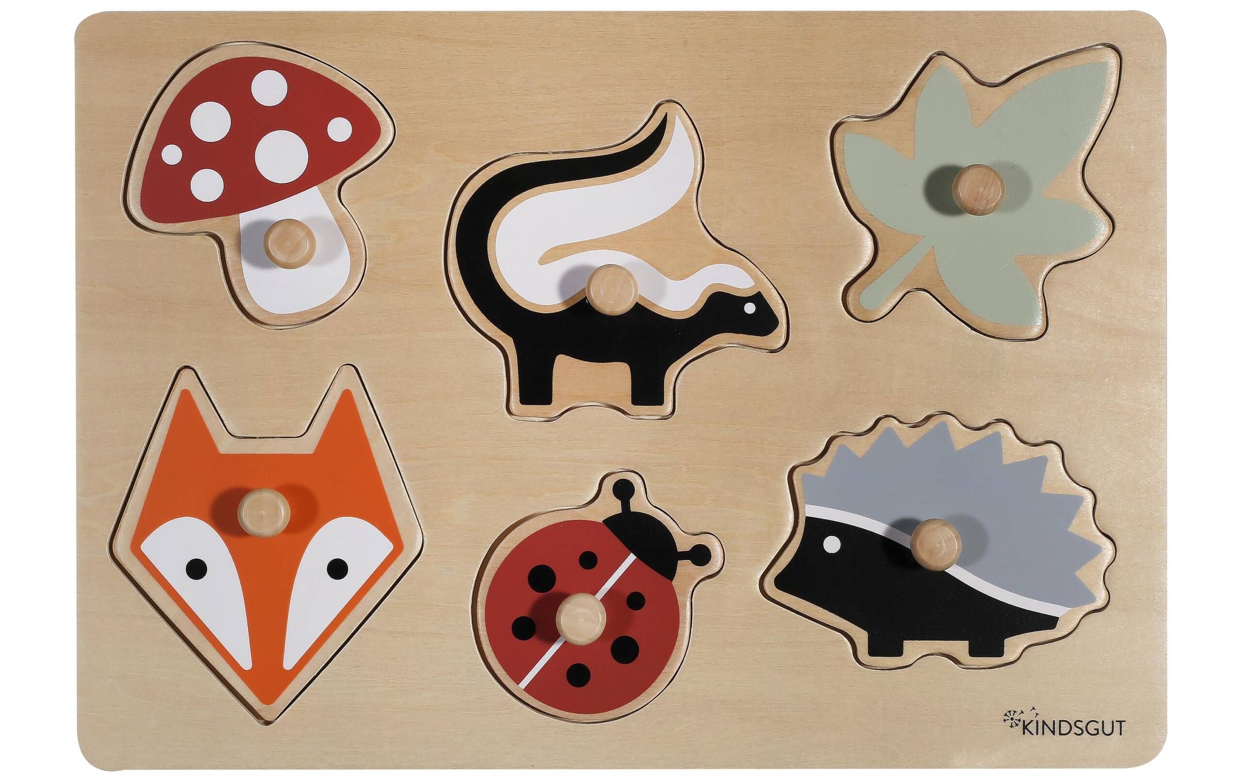 Kindsgut Steckpuzzle Wald