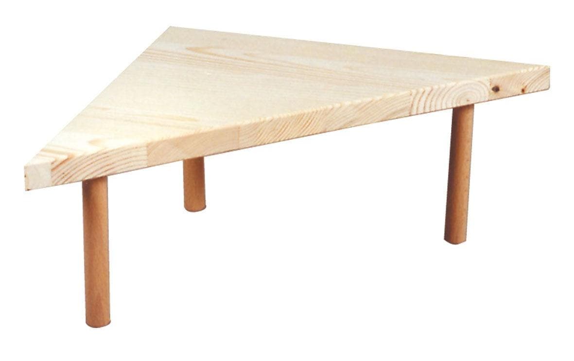 Swisspet Ecksitzbrett Holz gross mit Füssen H:13cm 27x27cm