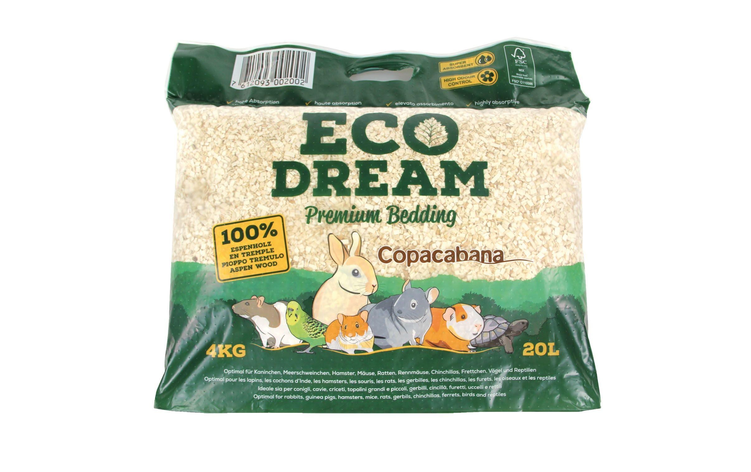 Copacabana ECO Dream Premium Bedding 20l Holz Kleintiereinstreu, ca. 4kg