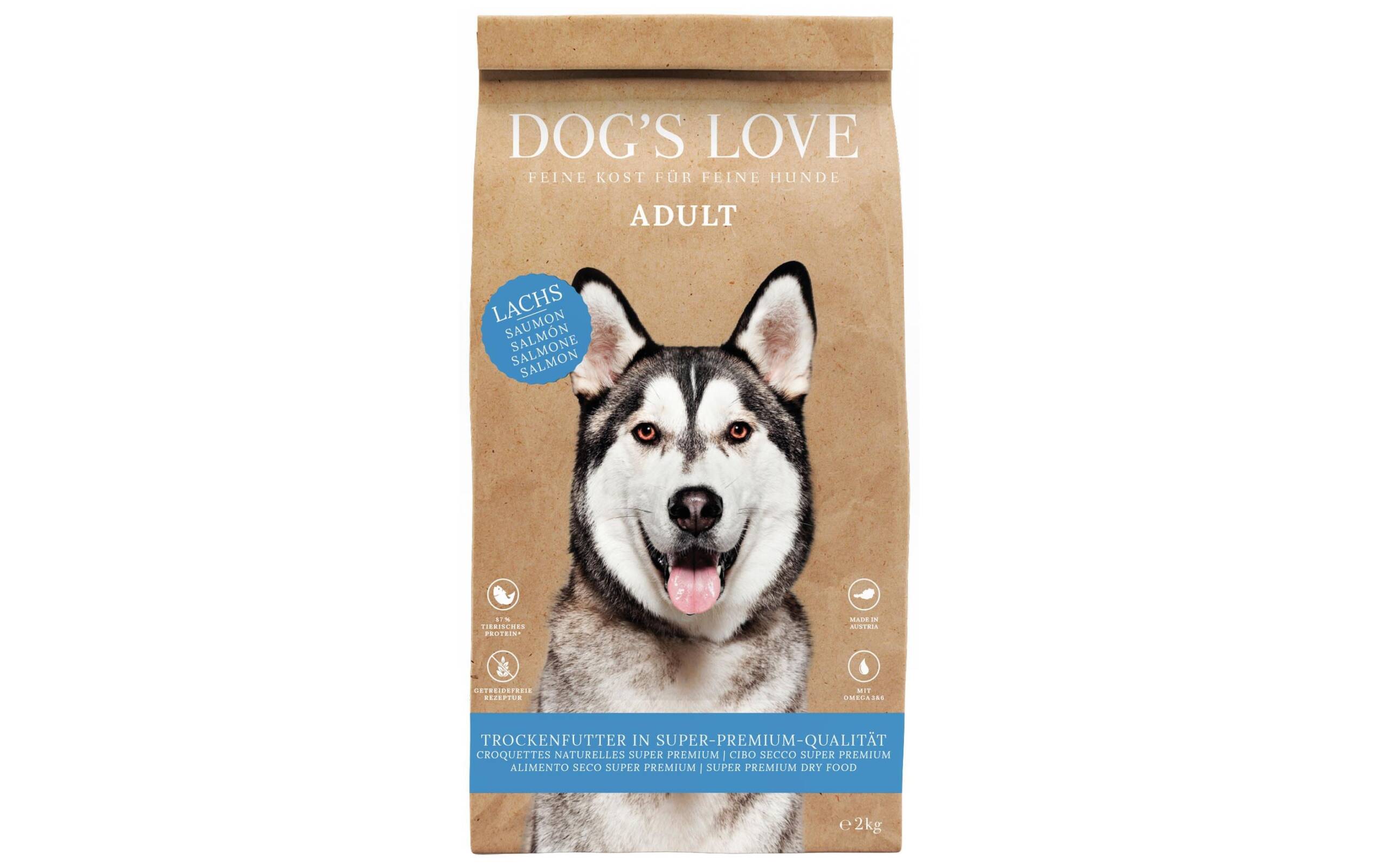 Dogs Love Trockenfutter Adult Lachs & Forelle, 2kg
