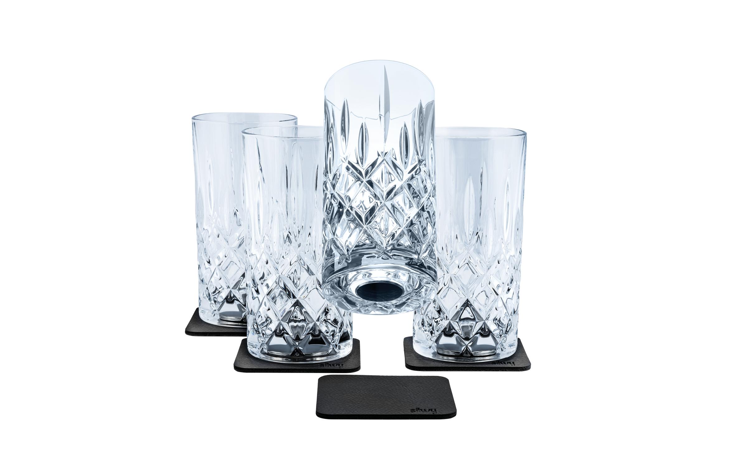 Magnet-Kristallgläser LONGDRINK 3 dl