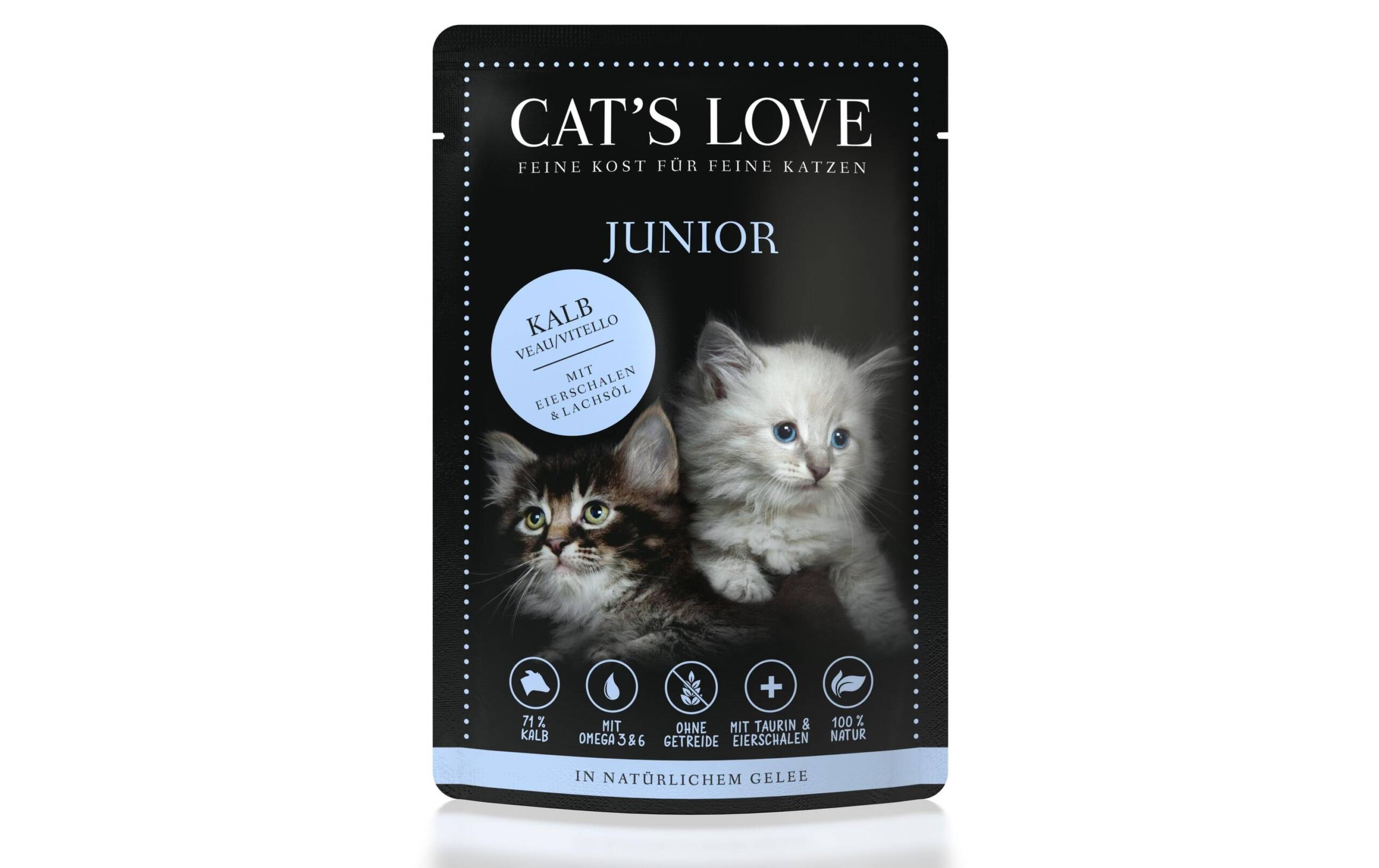 Cats Love Junior Kalb 85g