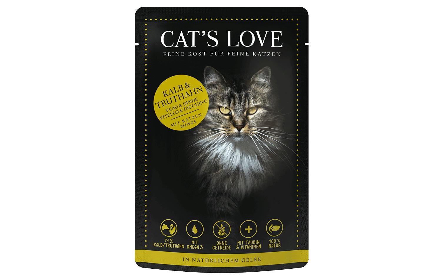 Cats Love Adult Kalb & Truthahn 85g – Bild 2