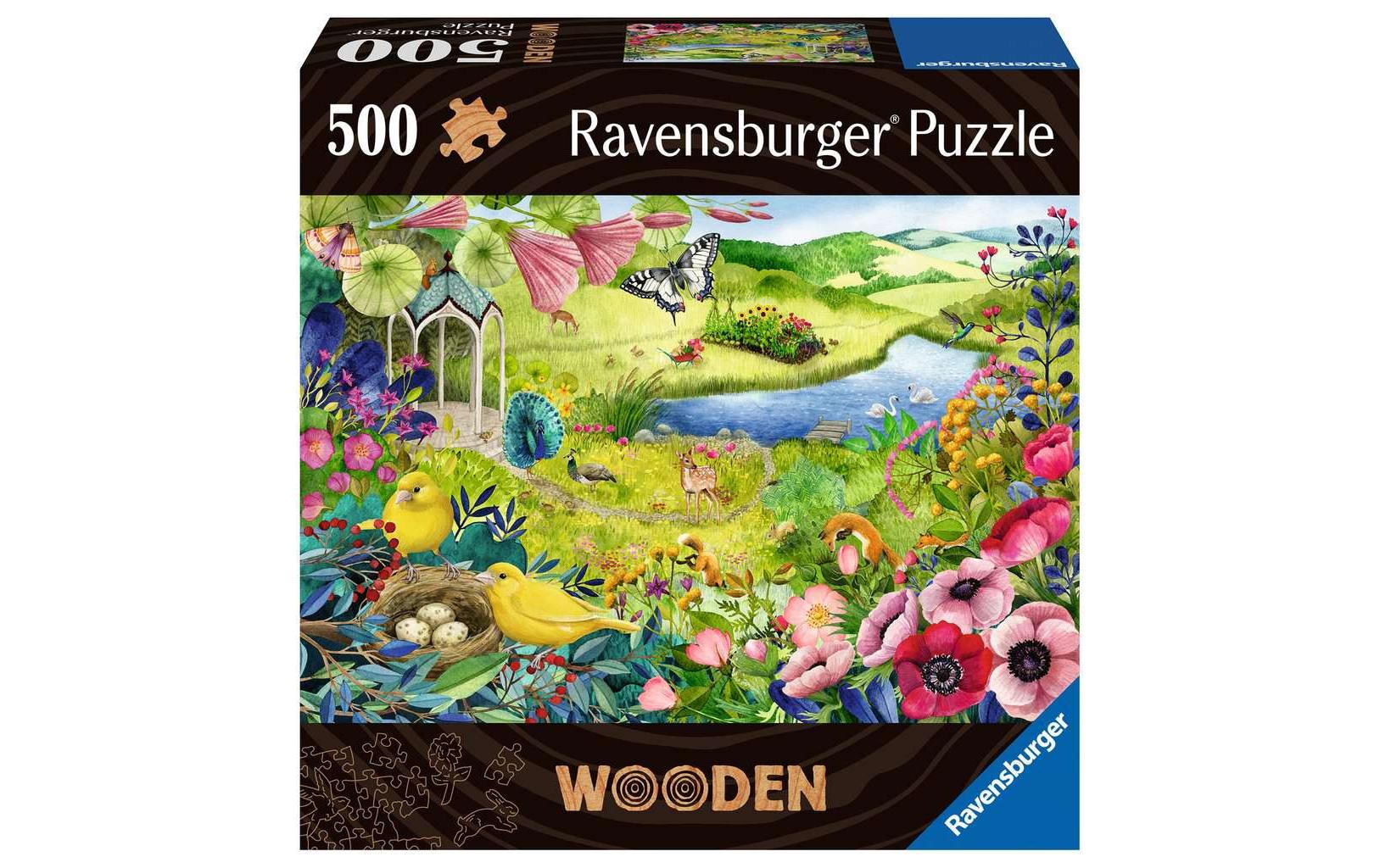 Puzzle Wooden Wilder Garten 500 Teile