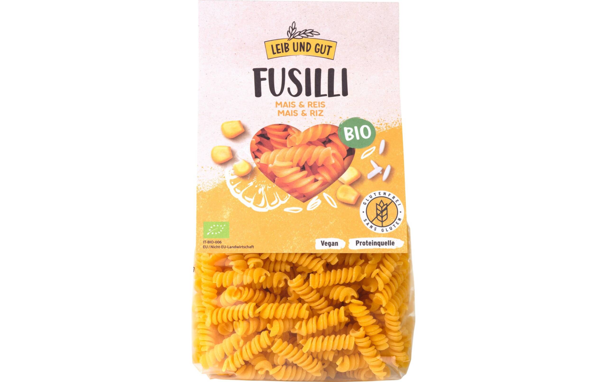 Fusilli Mais & Reis BIO - glutenfrei 340 g