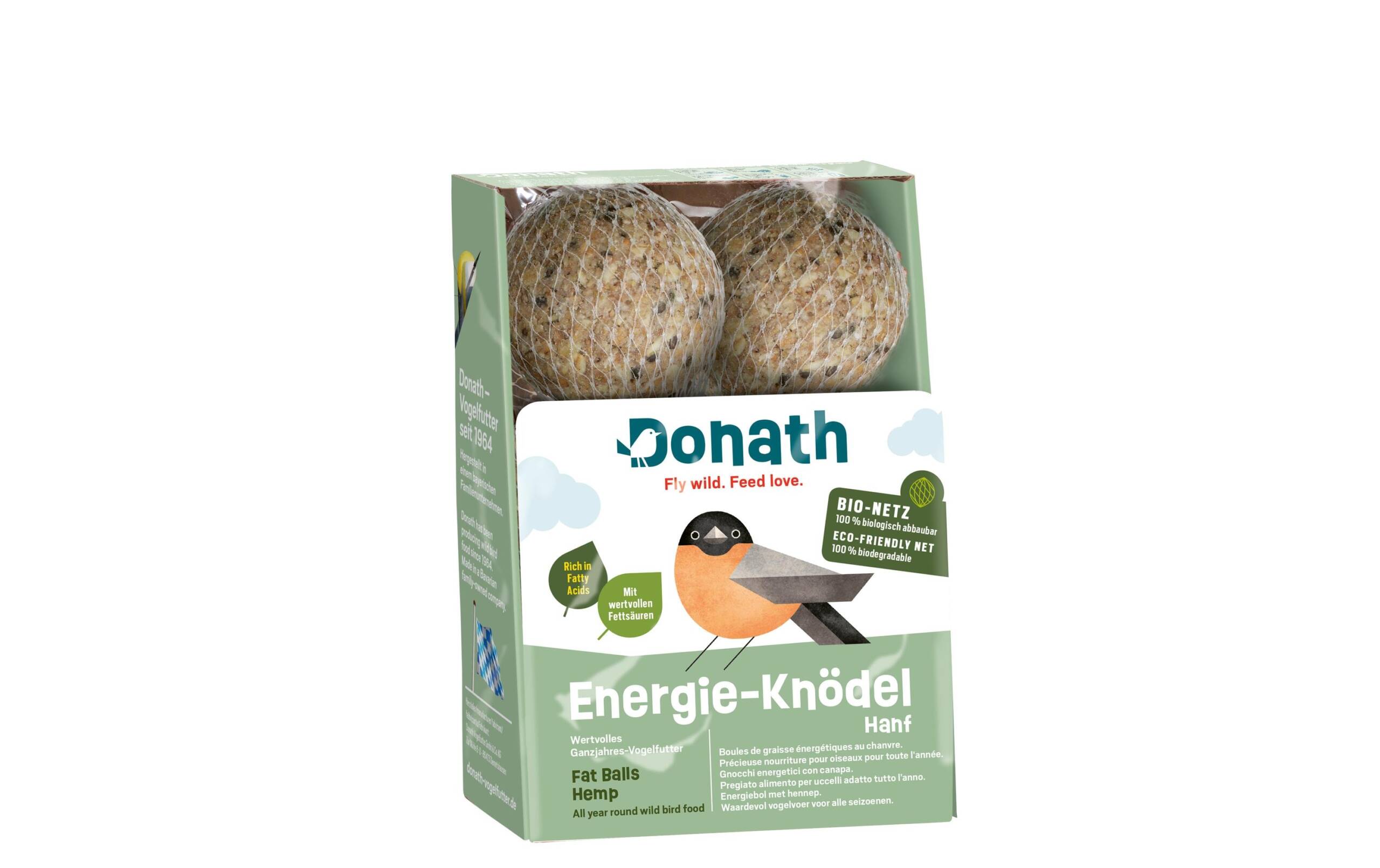 Donath Energie Knödel Hanf 6x100 g, im Bio Netz