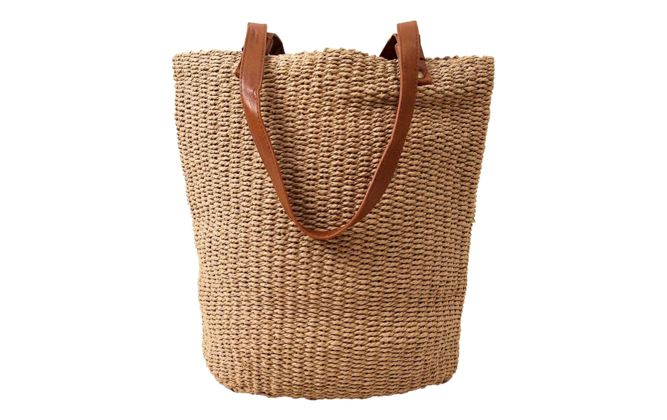 Esmée Schultertasche, Natur 42x36x15 cm (HxBxT), Henkel: 32 cm