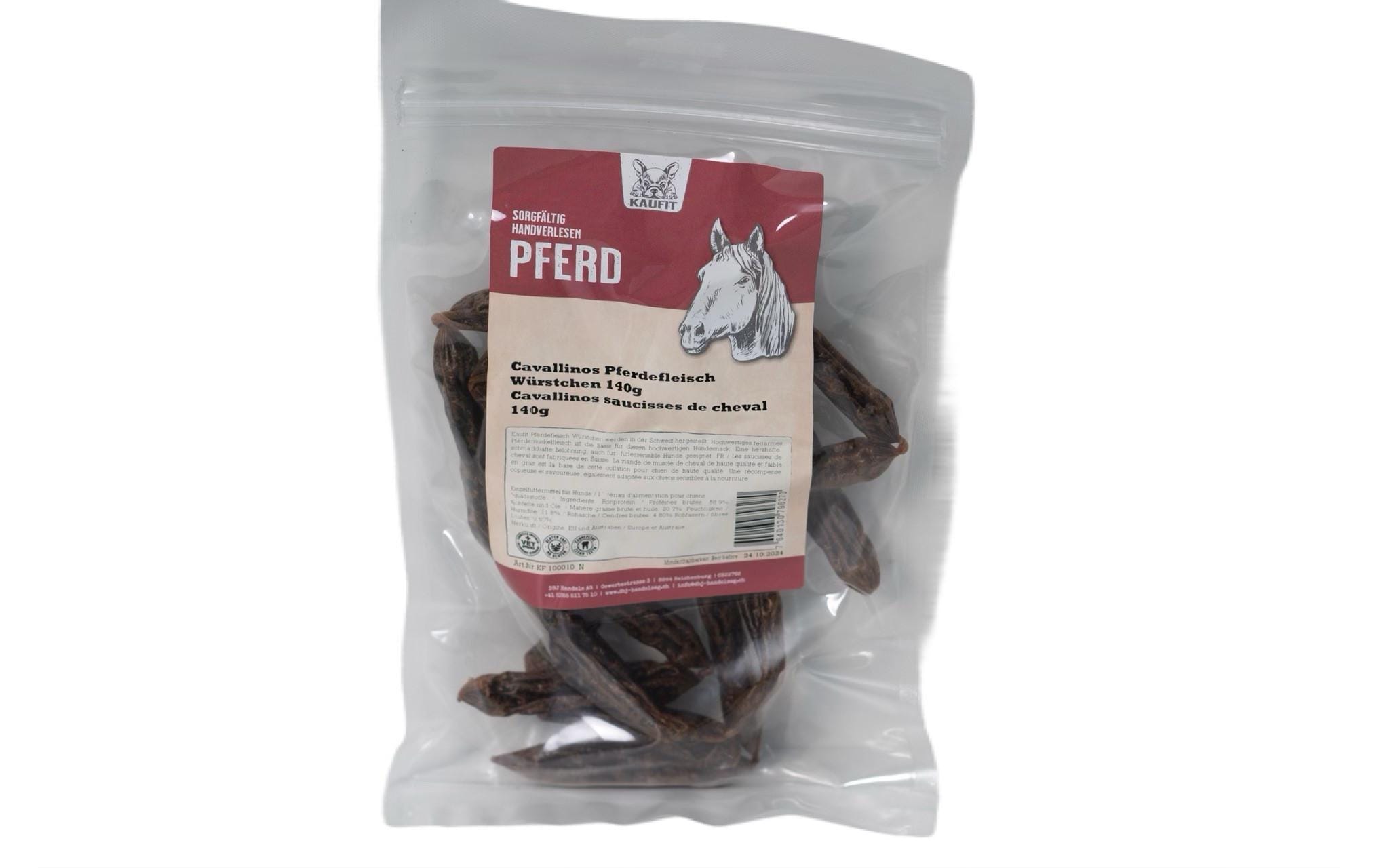 Kaufit Pferdefleisch Würstli 1A 140g