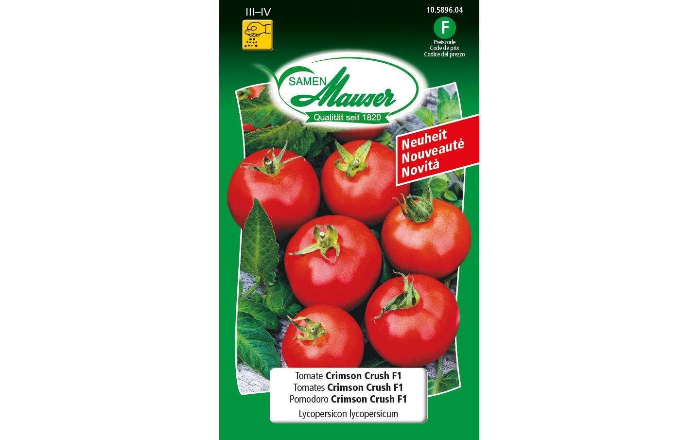 Samen Mauser Tomate Crimson Crush F1