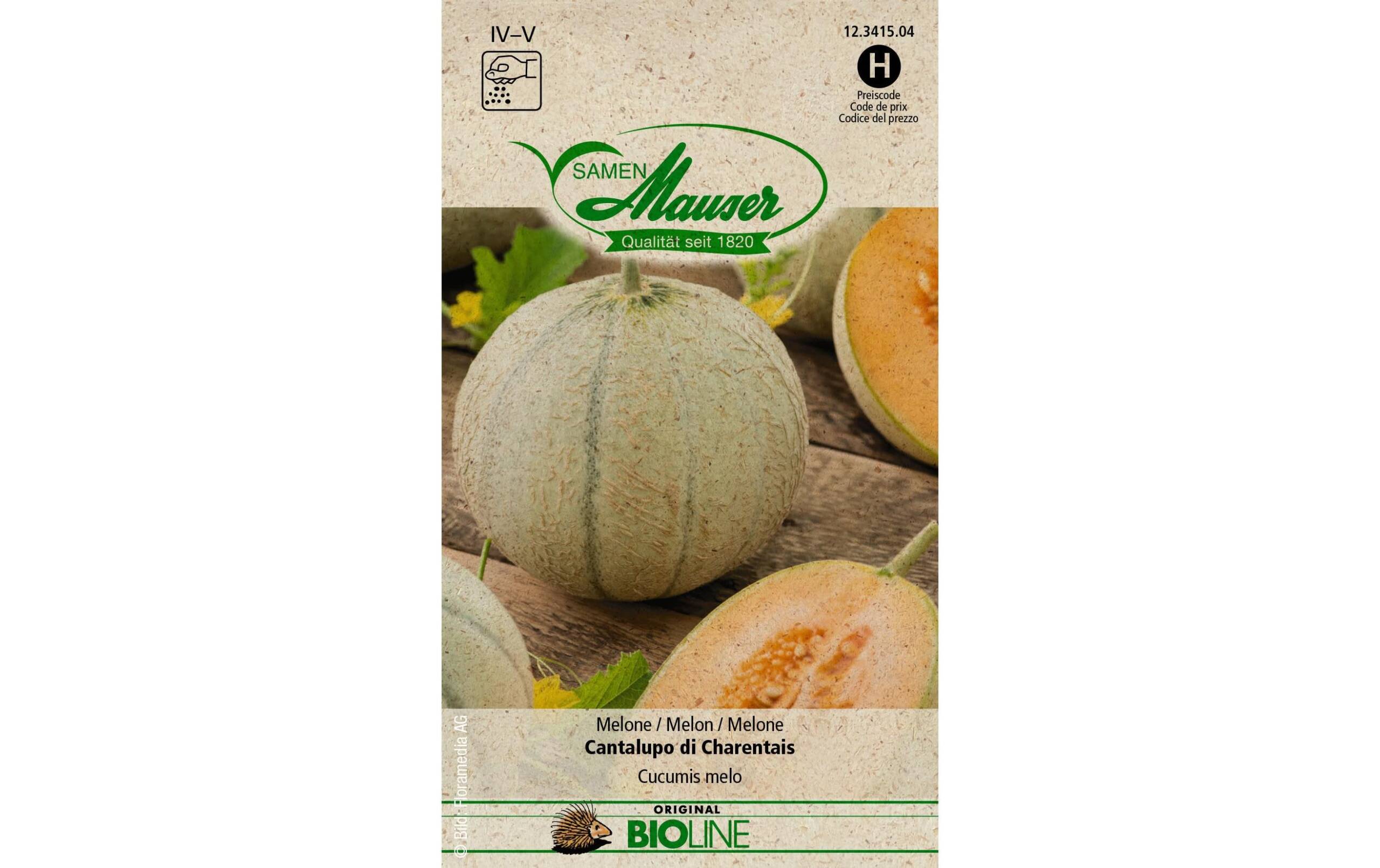 Samen Mauser Melone Cantalupo di Charentais