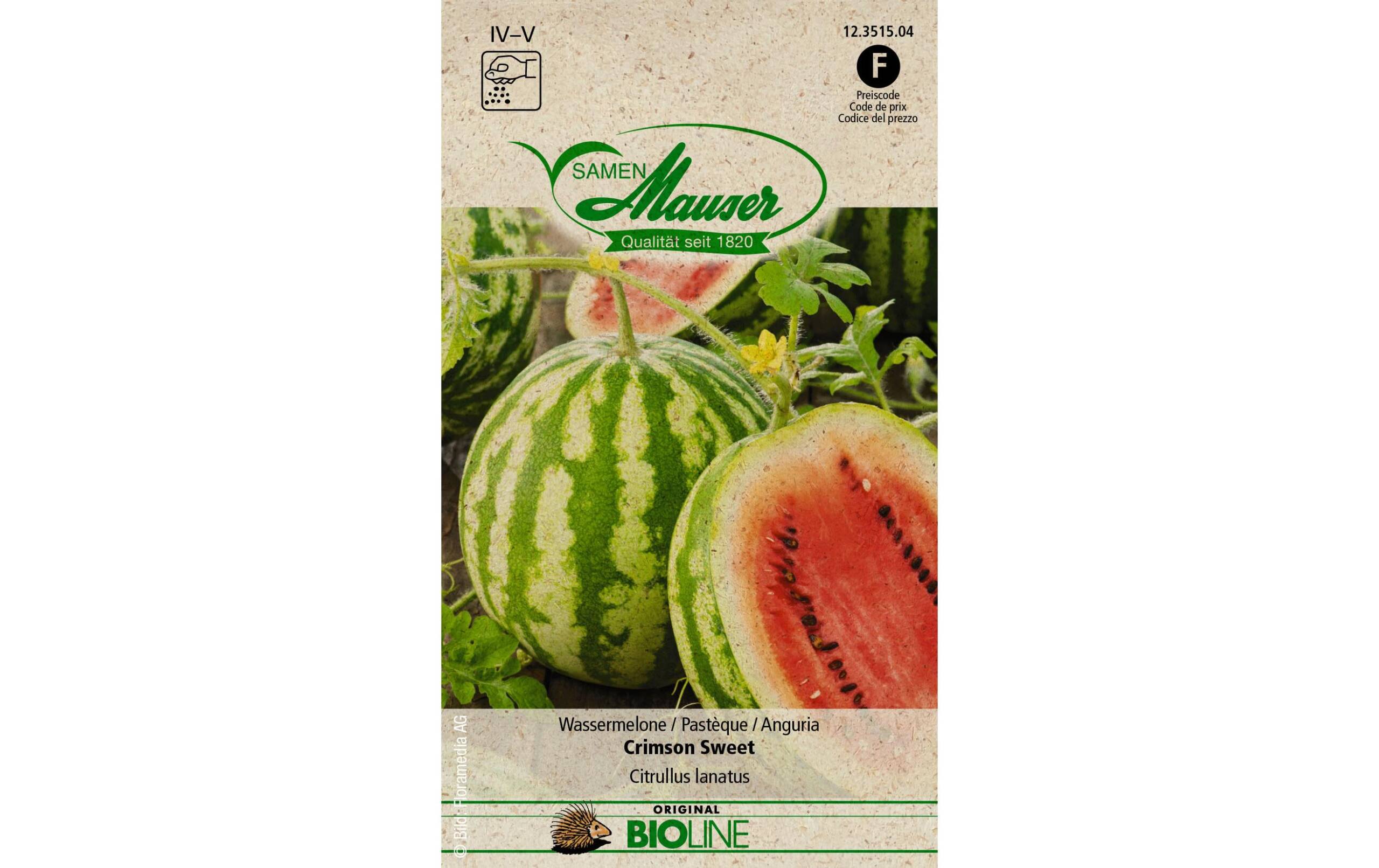 Samen Mauser Wassermelone Crimson Sweet