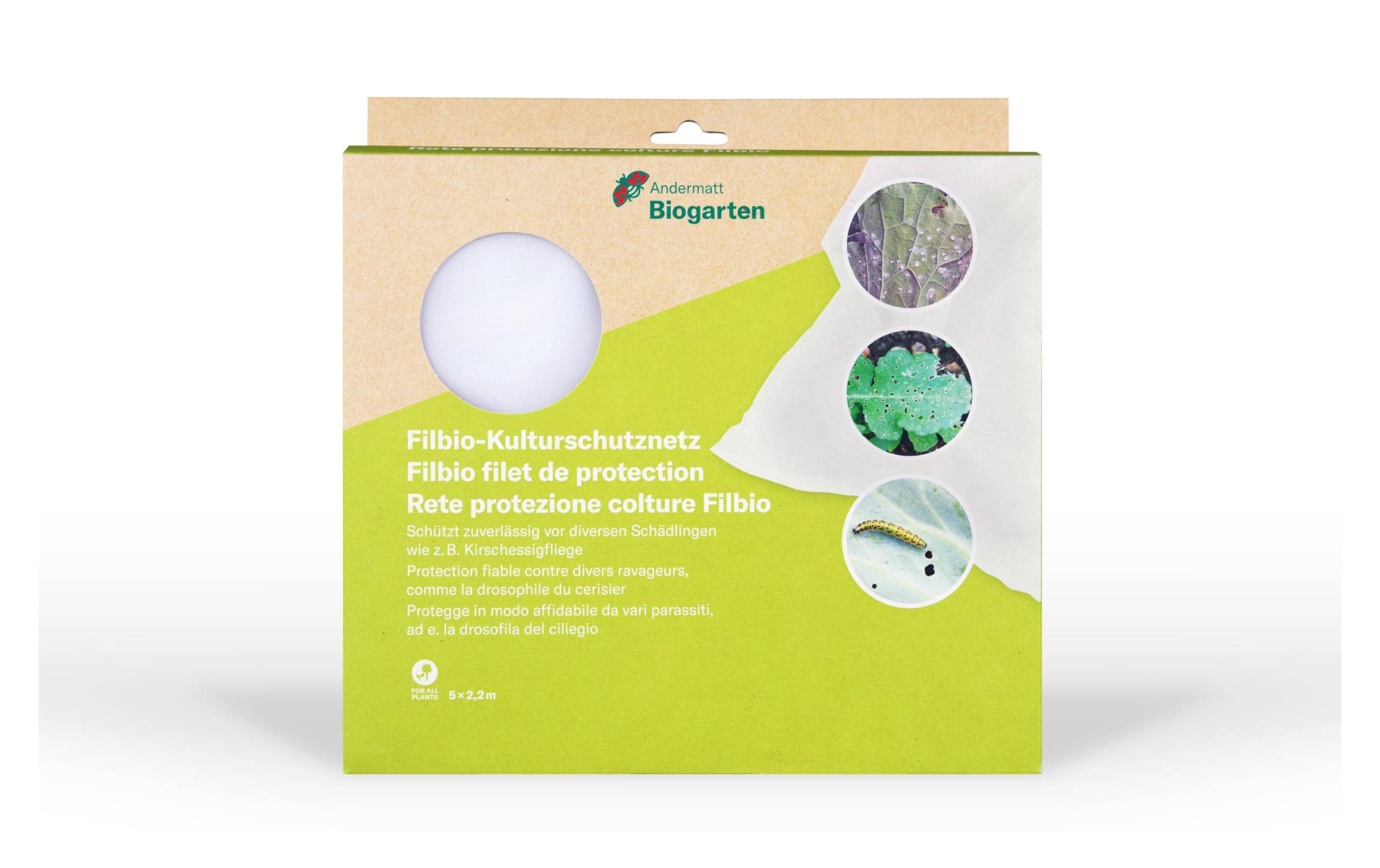 Andermatt Bio Filbio Kulturschutznetz 5 x 2.2 m PE