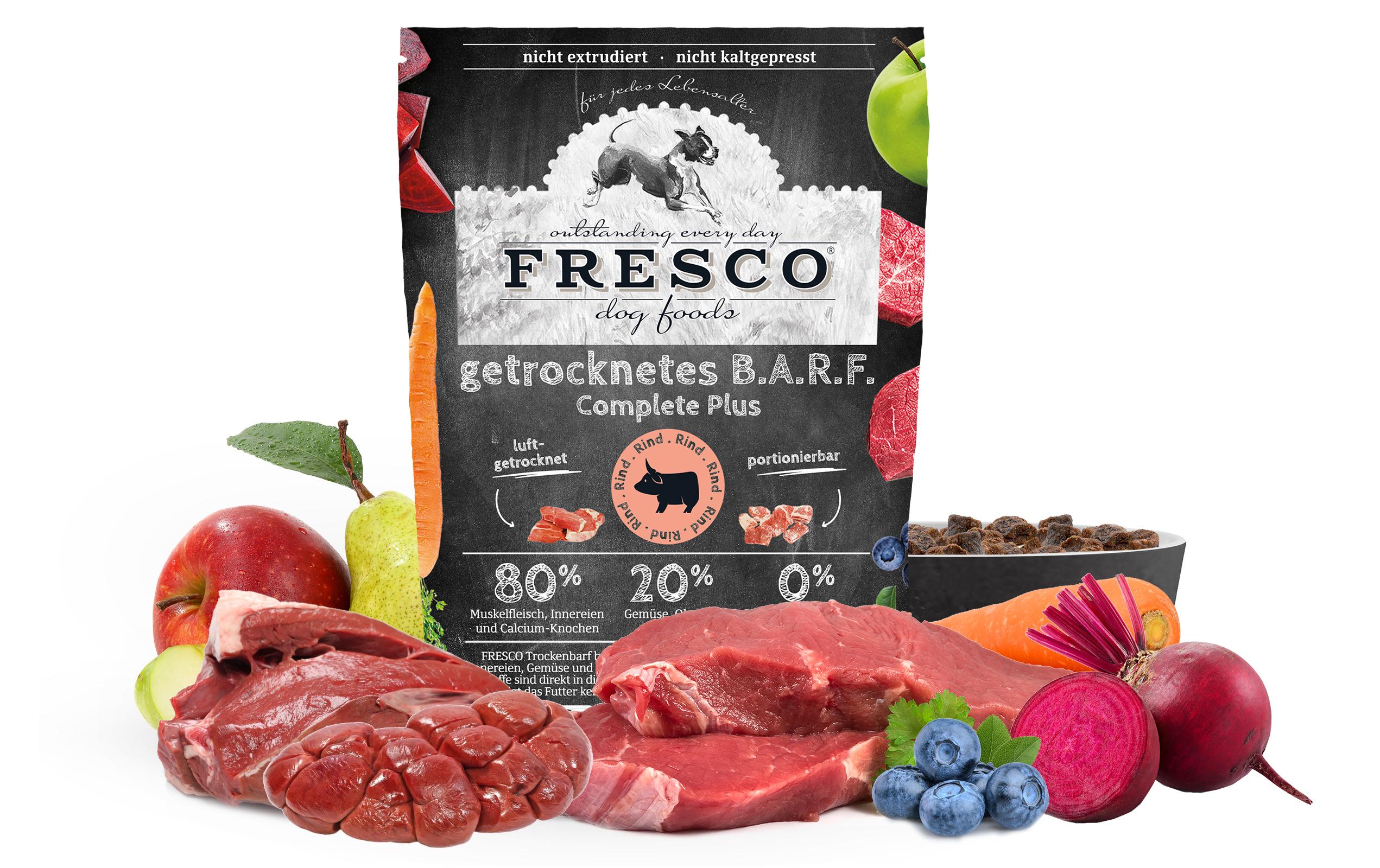 Fresco Trockenbarf Complete Plus Rind, 2.5 kg