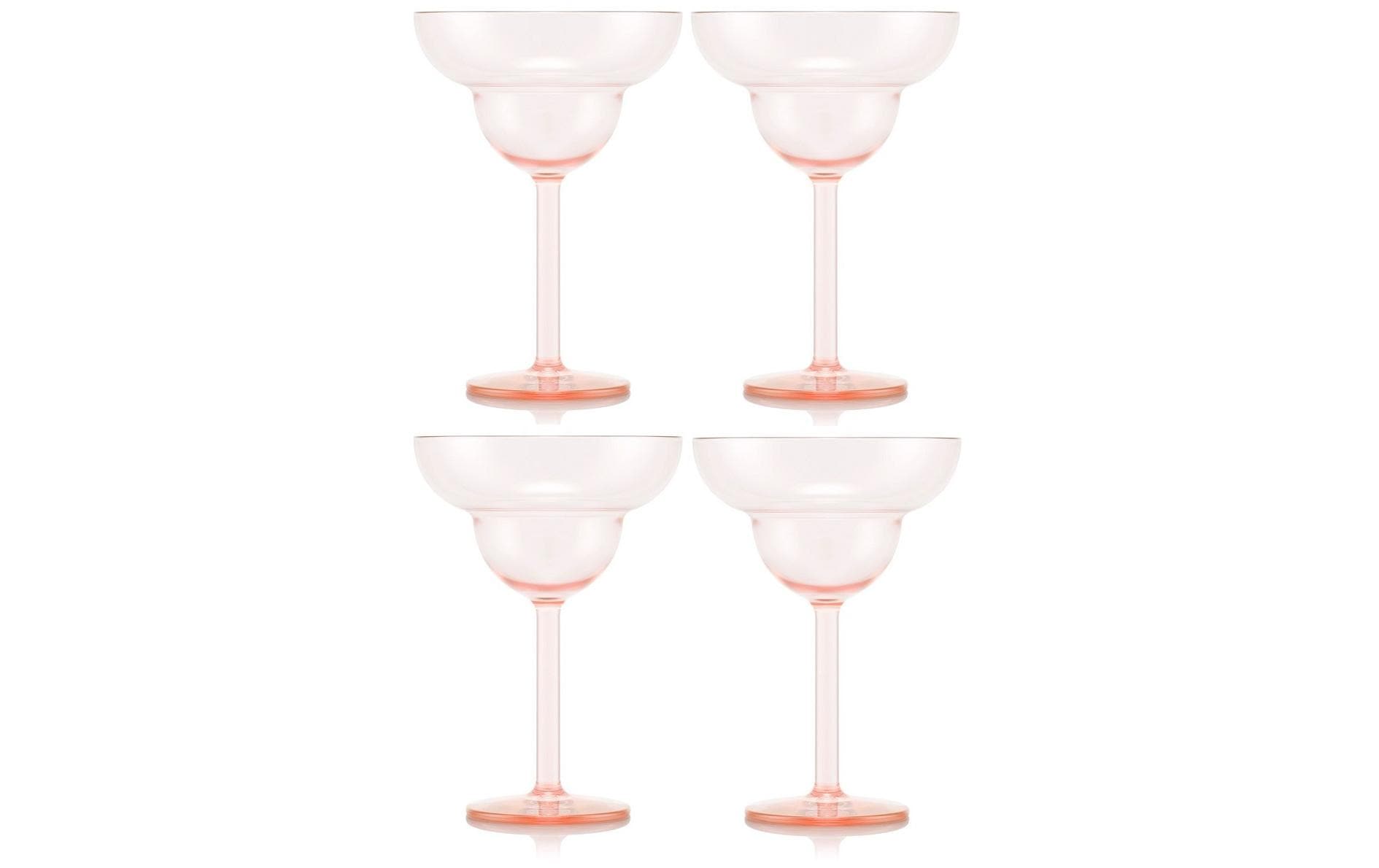 Bodum Okett Margarita Glas rosa wiederverwendbar, 0.25 l