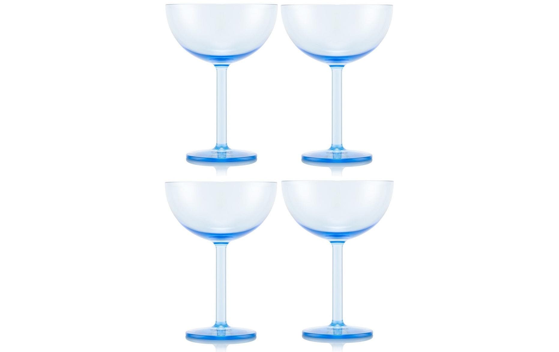 Bodum Okett Sektglas blau wiederverwendbar, 0.28 l