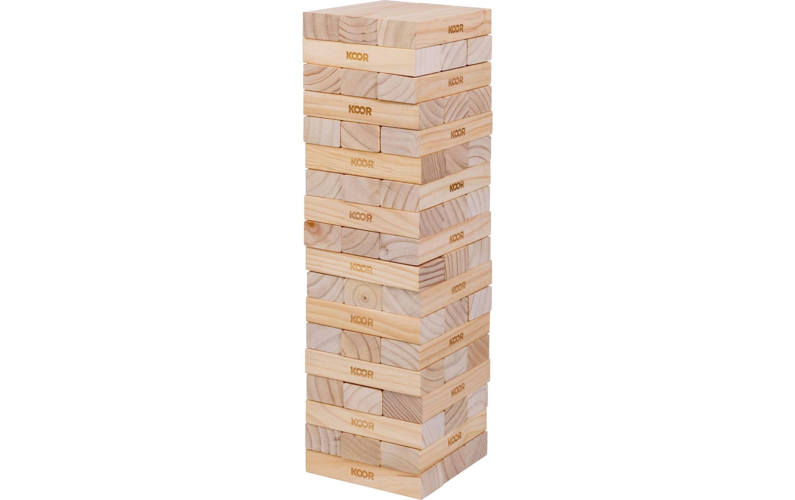 KOOR Kuujenga XXL FSC Pinienholz, 54 Stk., 18x6x3.5cm