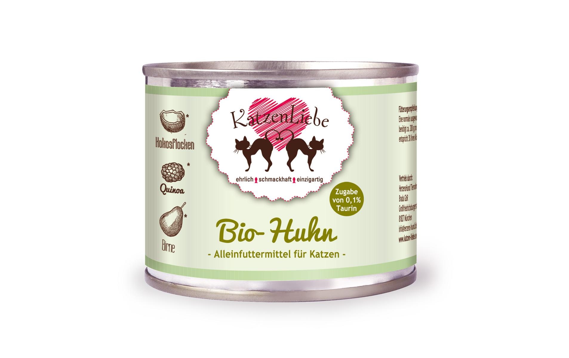 Katzenliebe Bio-Huhn mit Bio-Quinoa 200g