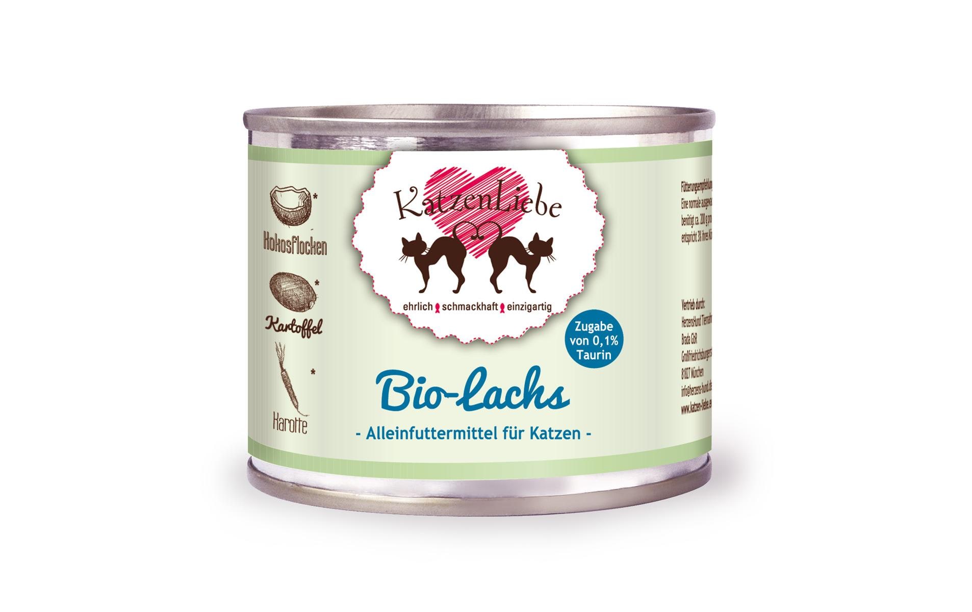 Katzenliebe Bio-Lachs mit Bio-Kartoffel 200g