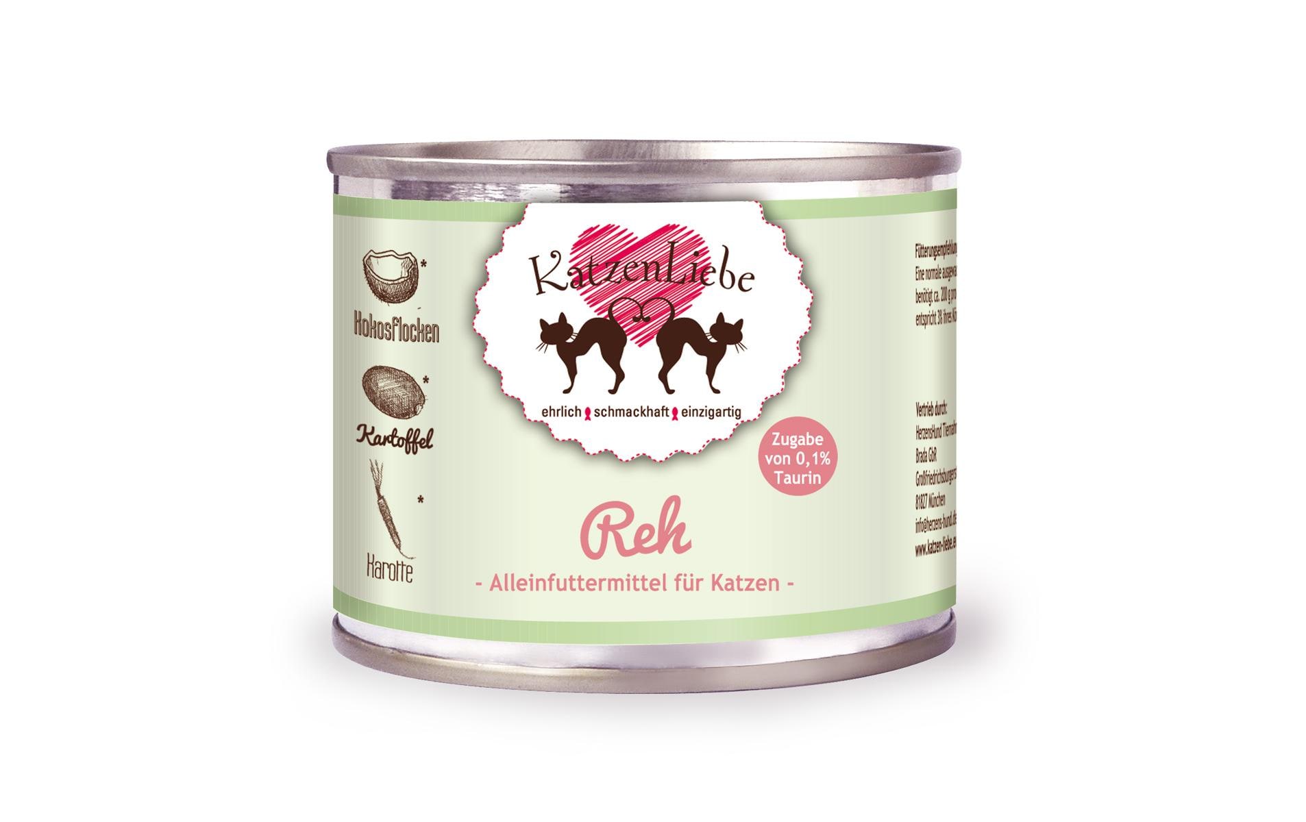 Katzenliebe Reh mit Bio-Kartoffel 200g