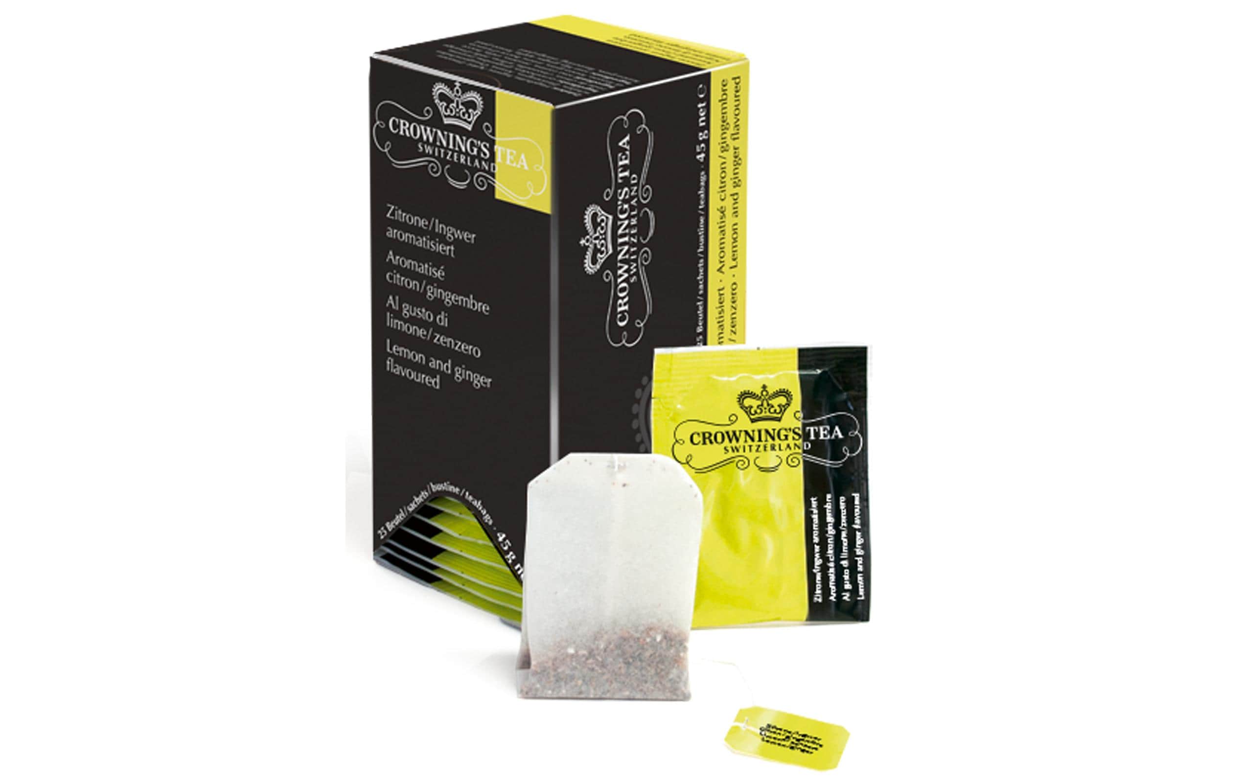 Teebeutel Zitrone-Ingwer 25 Beutel