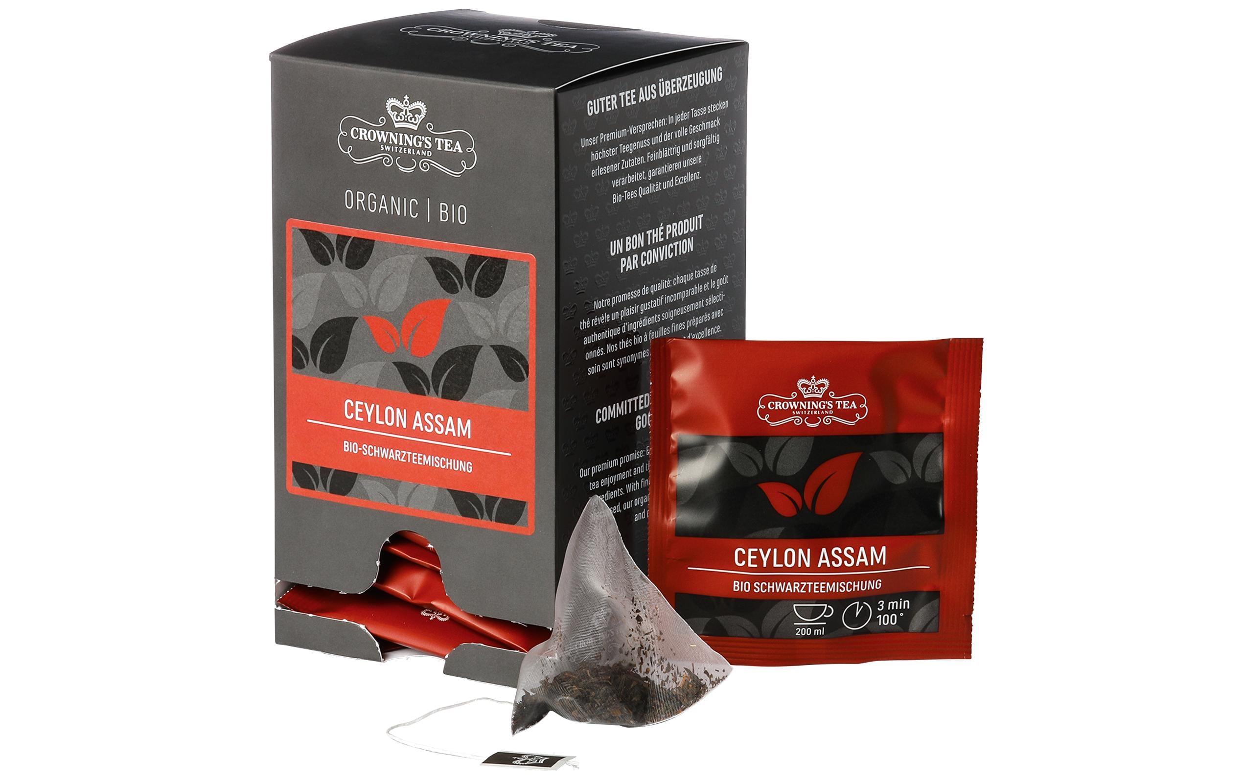 Teebeutel Bio Ceylon Assam 15 Beutel