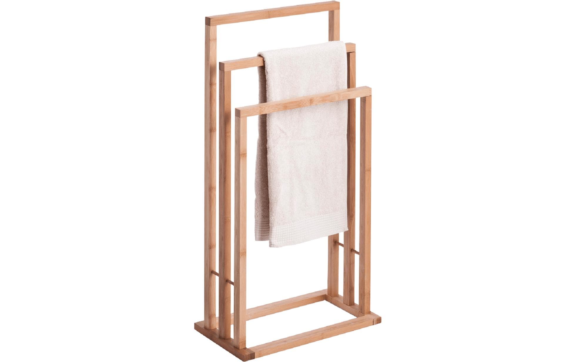 Zeller Handtuchständer Bambus aus China, 42 x 24 x 81.5 cm