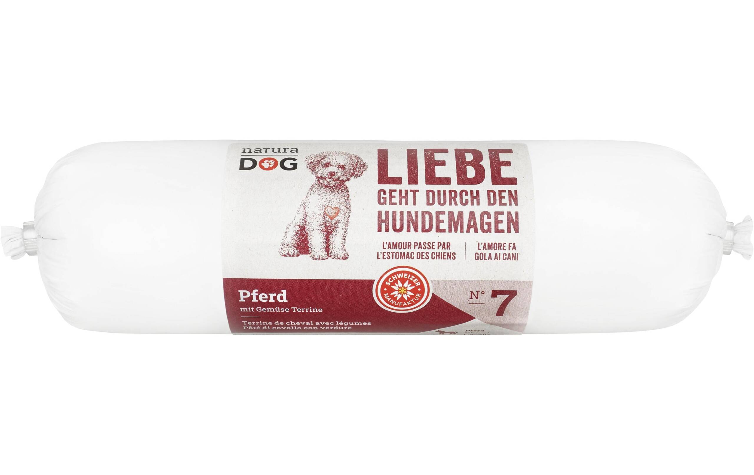 natura Dog Nassfutter Pferd 20x400g mit Gemüse Terrine – Bild 3