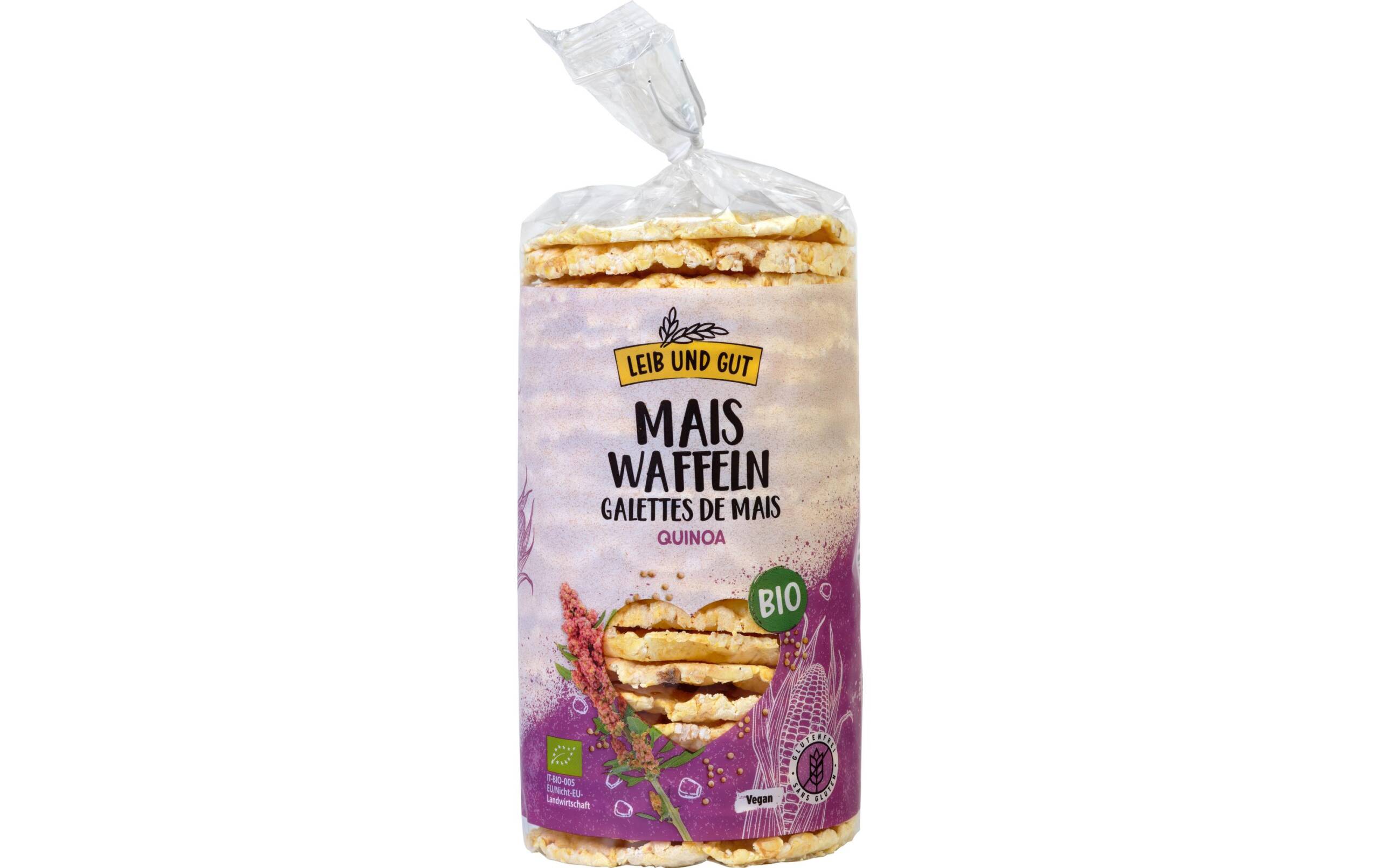 Maiswaffeln mit Quinoa BIO 120 g
