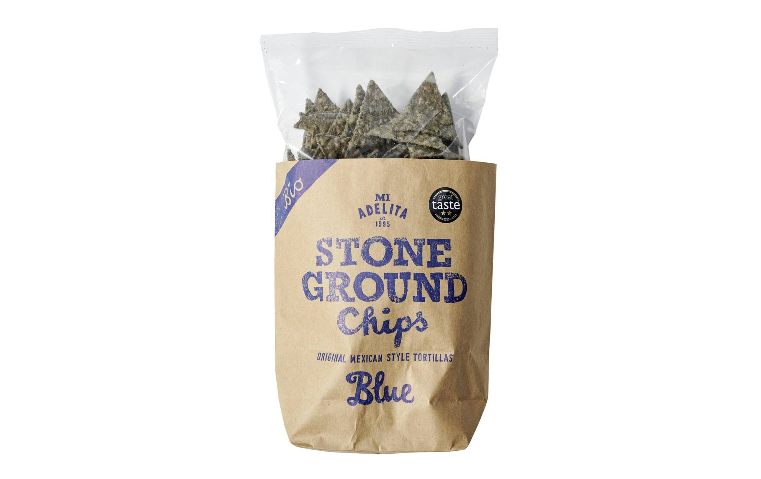 Bio Tortilla Chips Blue Corn 150 g