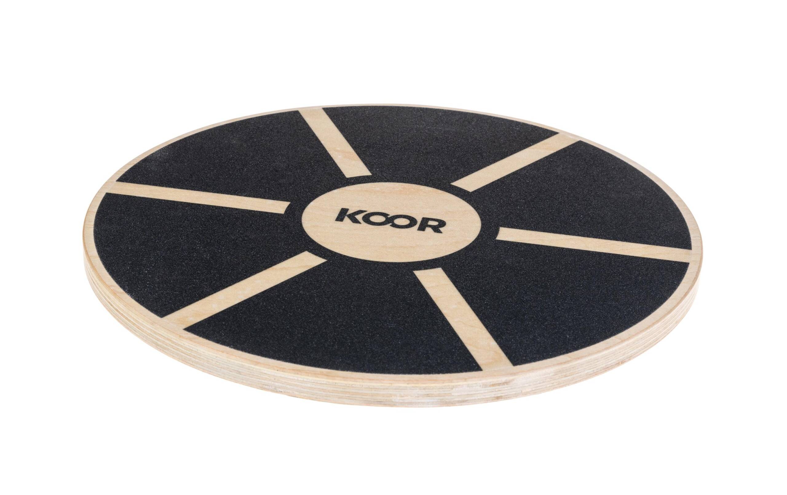 KOOR Balance Board Rund 39.5x7.5cm,1.8cm, Birchenholz