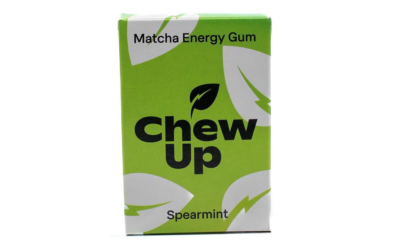 Chew Up Kaugummi Matcha & Mint Energiekaugummi, Zuckerfrei, Vegan,