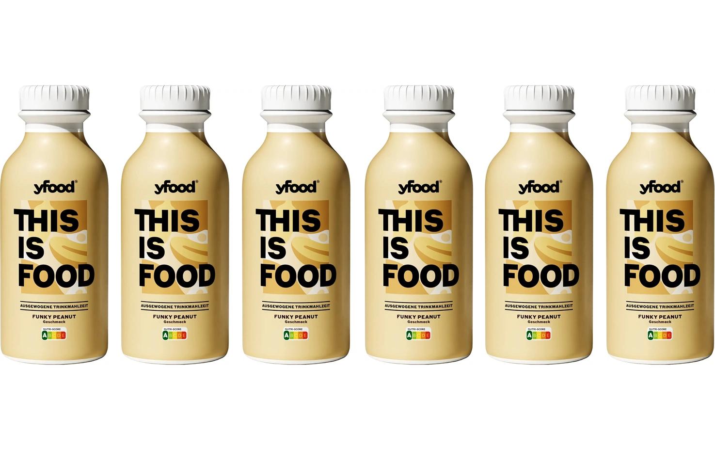 YFood Trinkmahlzeit Funky Peanut 6 x 500ml